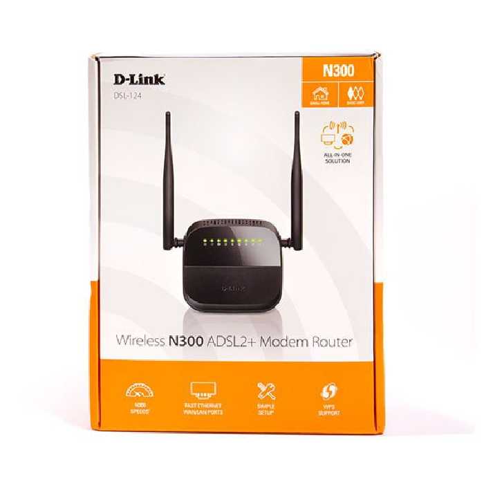 Cمودم  ADSL2 دی-لینک مدل D-Link DSL-124 اصلی