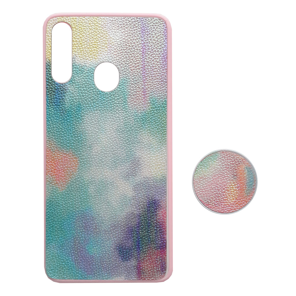 کاور طرح هولوگرامی کد S6231 مناسب برای گوشی موبایل سامسونگ Galaxy A20s به همراه پایه نگهدارنده