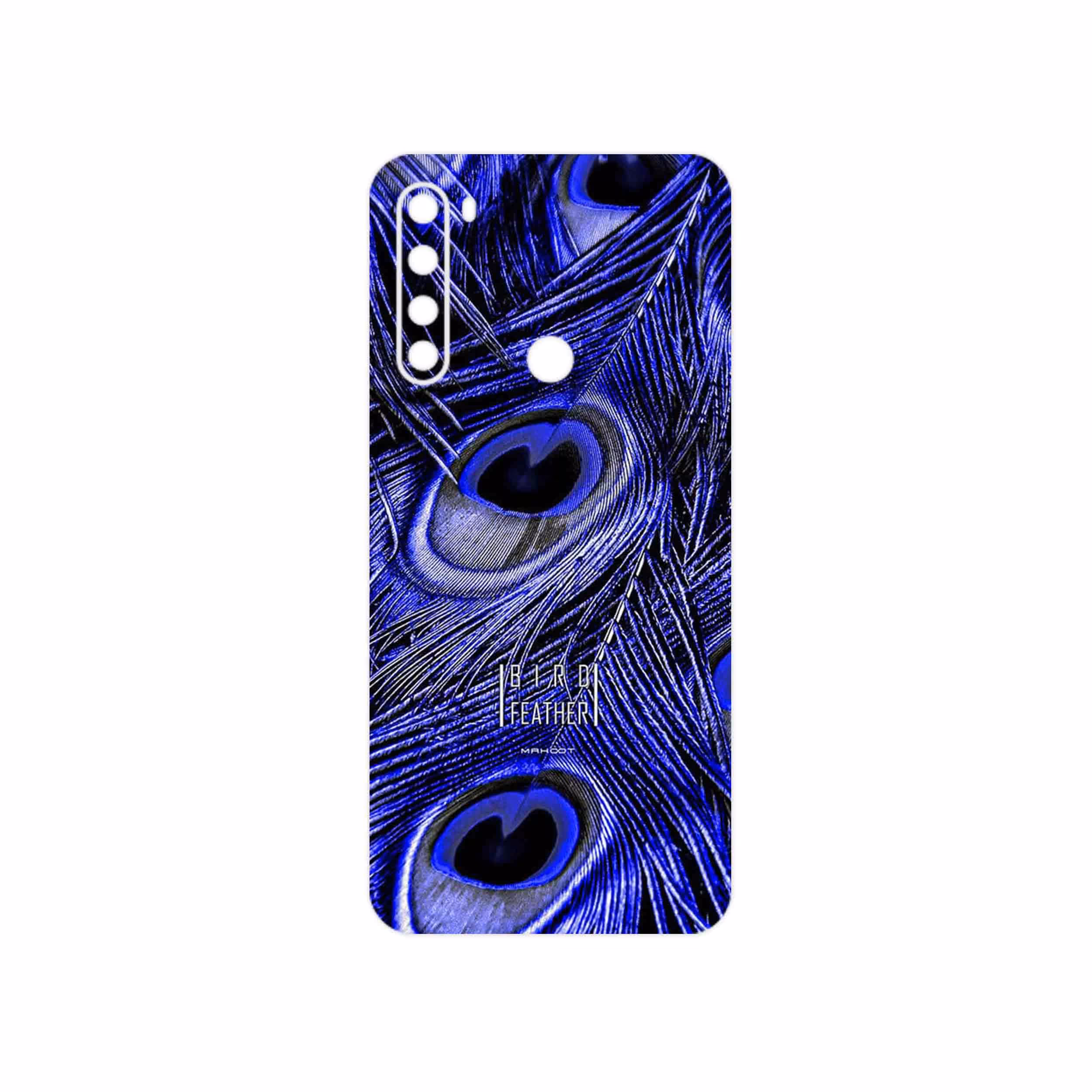 برچسب پوششی ماهوت مدل Purple Feather مناسب برای گوشی موبایل شیائومی Redmi Note 8 2021