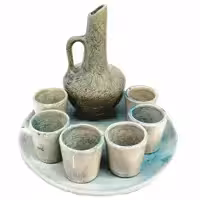 سرویس شربت خوری 8 پارچه کد 18
