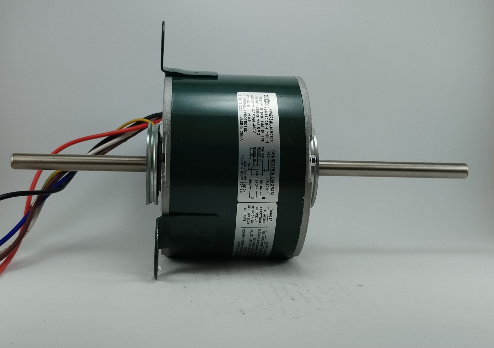 موتور فن کولر پنجره ای یونیورسال یا سوپرائی 1/5HP سیم پیچ مس مدل YSK140/30-4-185-1 | آریا سیتی