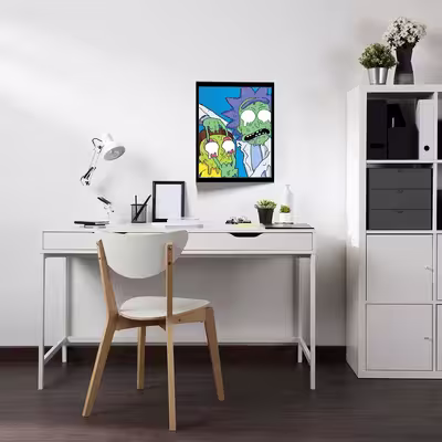 تابلو مدل Rick &amp; Morty کد F-1058