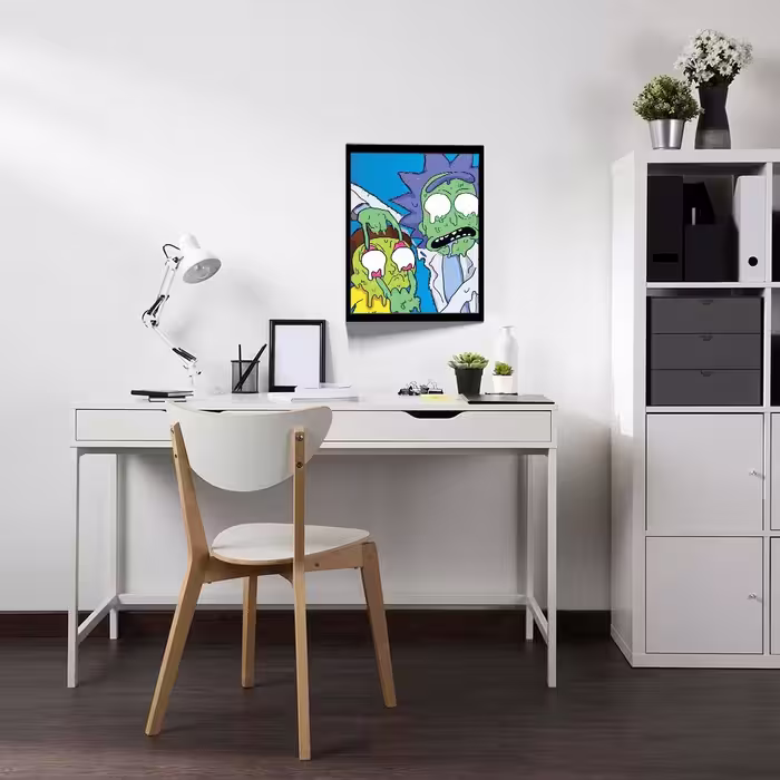 تابلو مدل Rick &amp; Morty کد F-1058