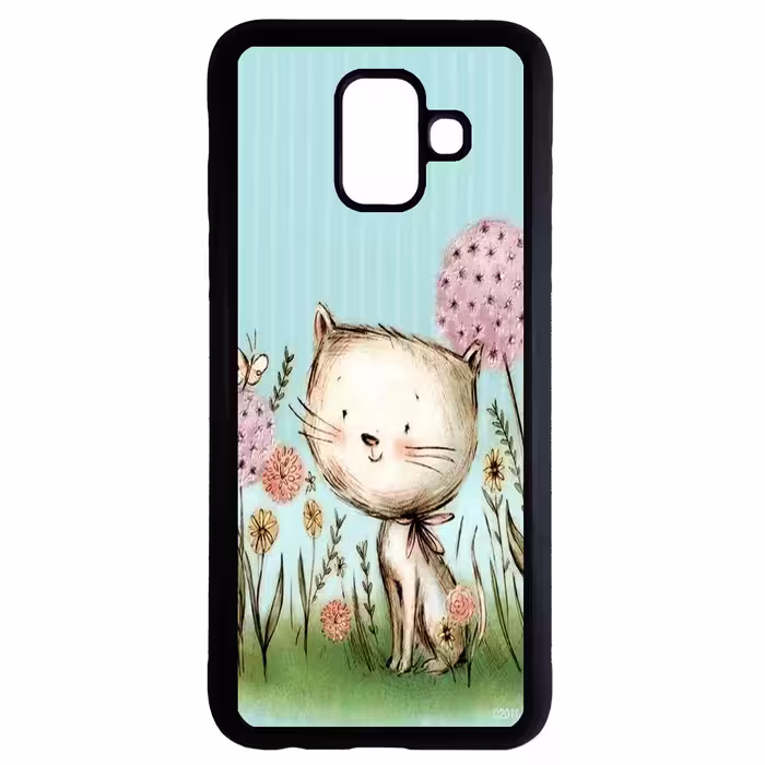 کاور طرح گربه کد 1105408666 مناسب برای گوشی موبایل سامسونگ galaxy a8 2018
