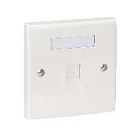 Face Plate تک پورت Schneider مدل DCXIOFPSXXXX - فروشگاه اینترنتی طیف سنتر