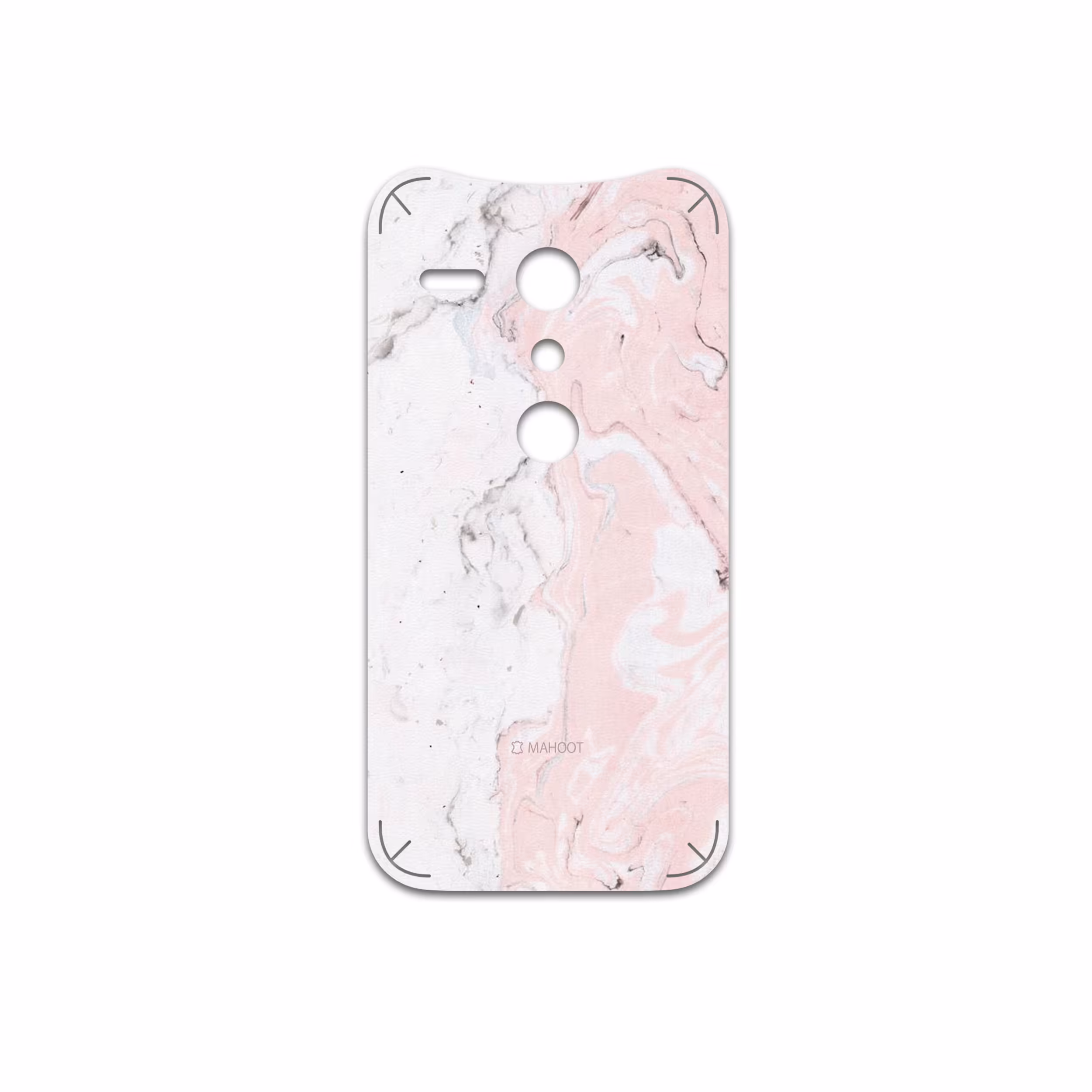 برچسب پوششی ماهوت مدل Blanco-Pink-Marble مناسب برای گوشی موبایل موتورولا Moto G