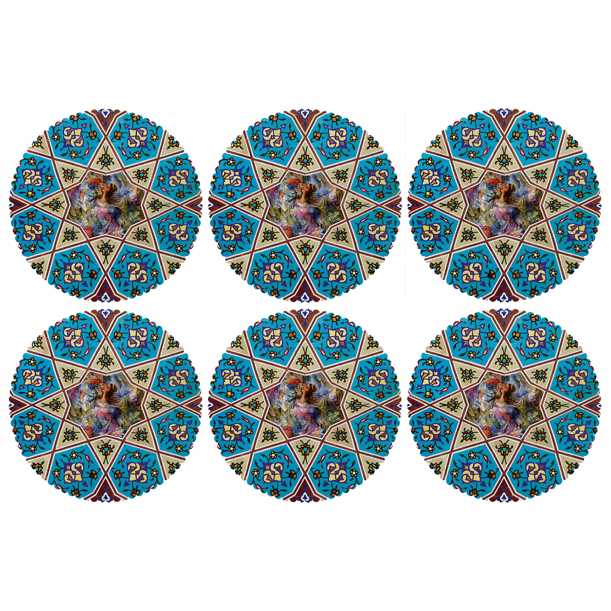 زیربشقابی مدل U2-42409 بسته 6 عددی