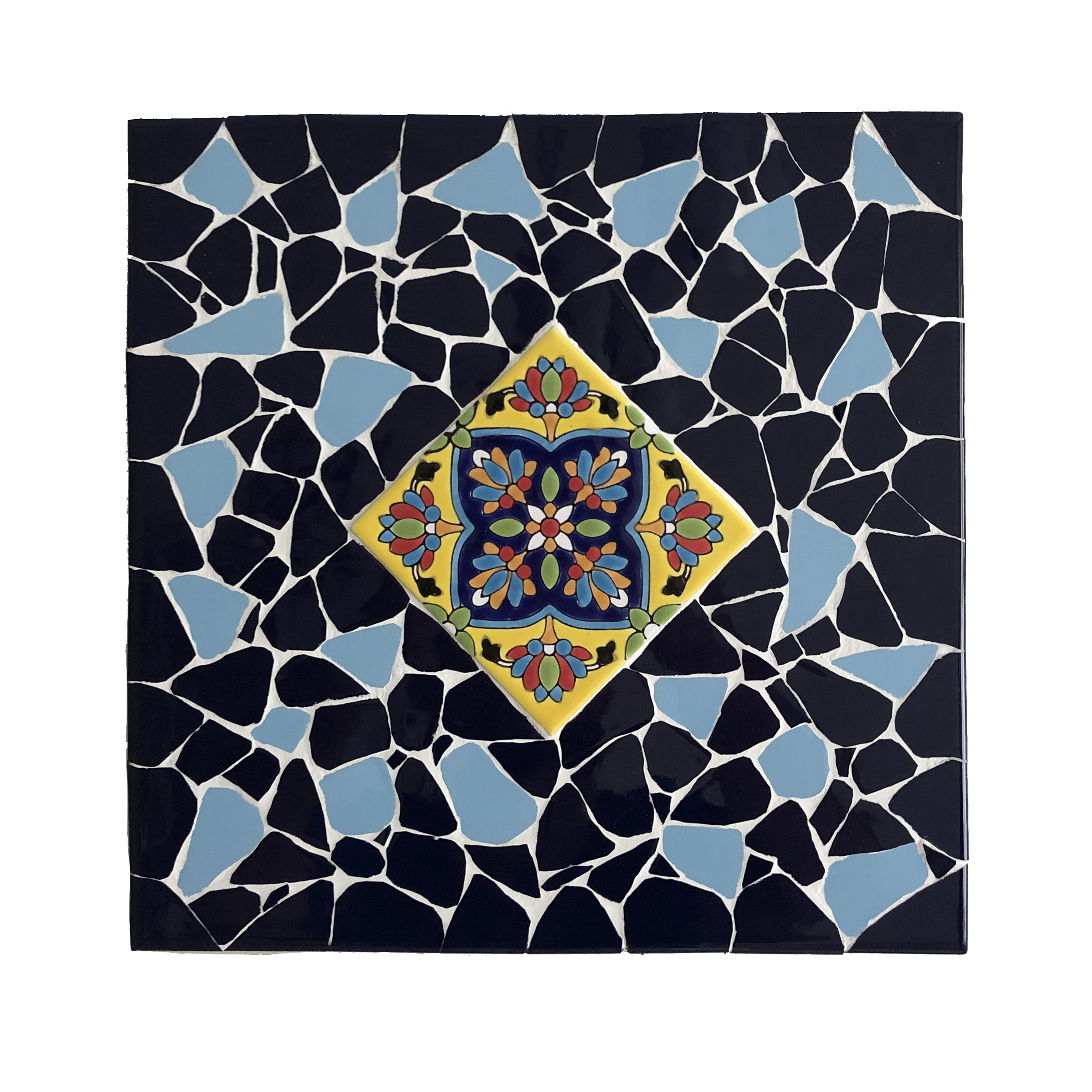 تابلو کاشی کاری طرح گل بوته کد SM 11