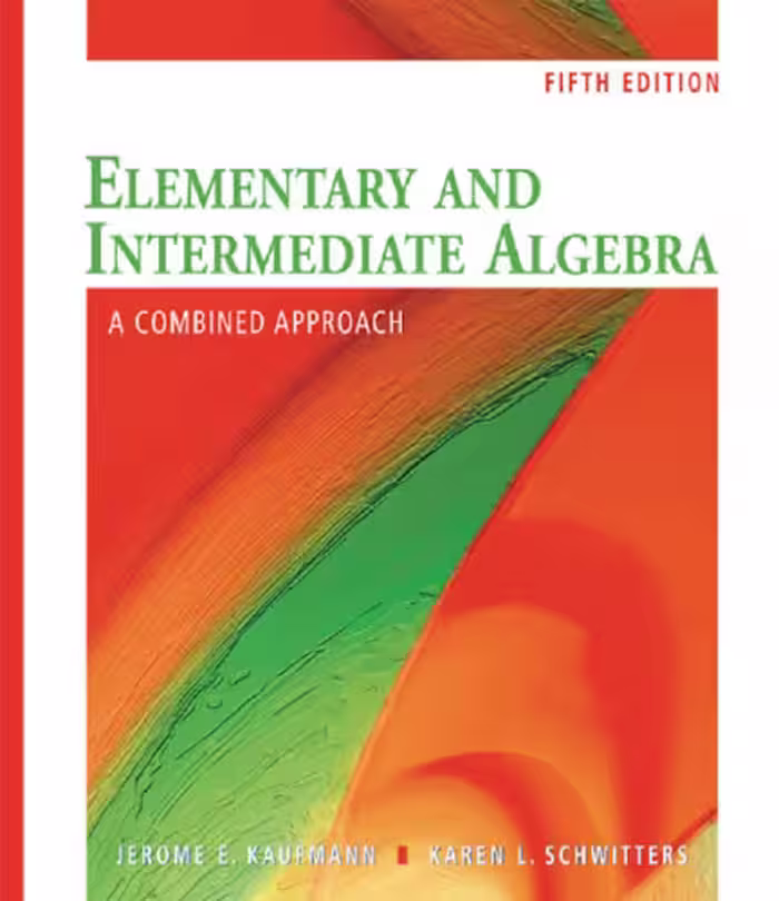 خرید و دانلود نسخه کامل کتاب Elementary and Intermediate Algebra: A Combined Approach