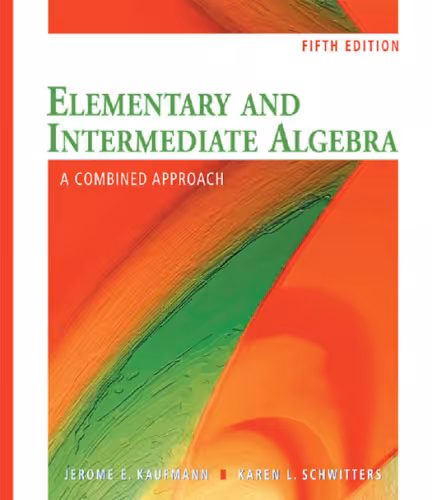 خرید و دانلود نسخه کامل کتاب Elementary and Intermediate Algebra: A Combined Approach
