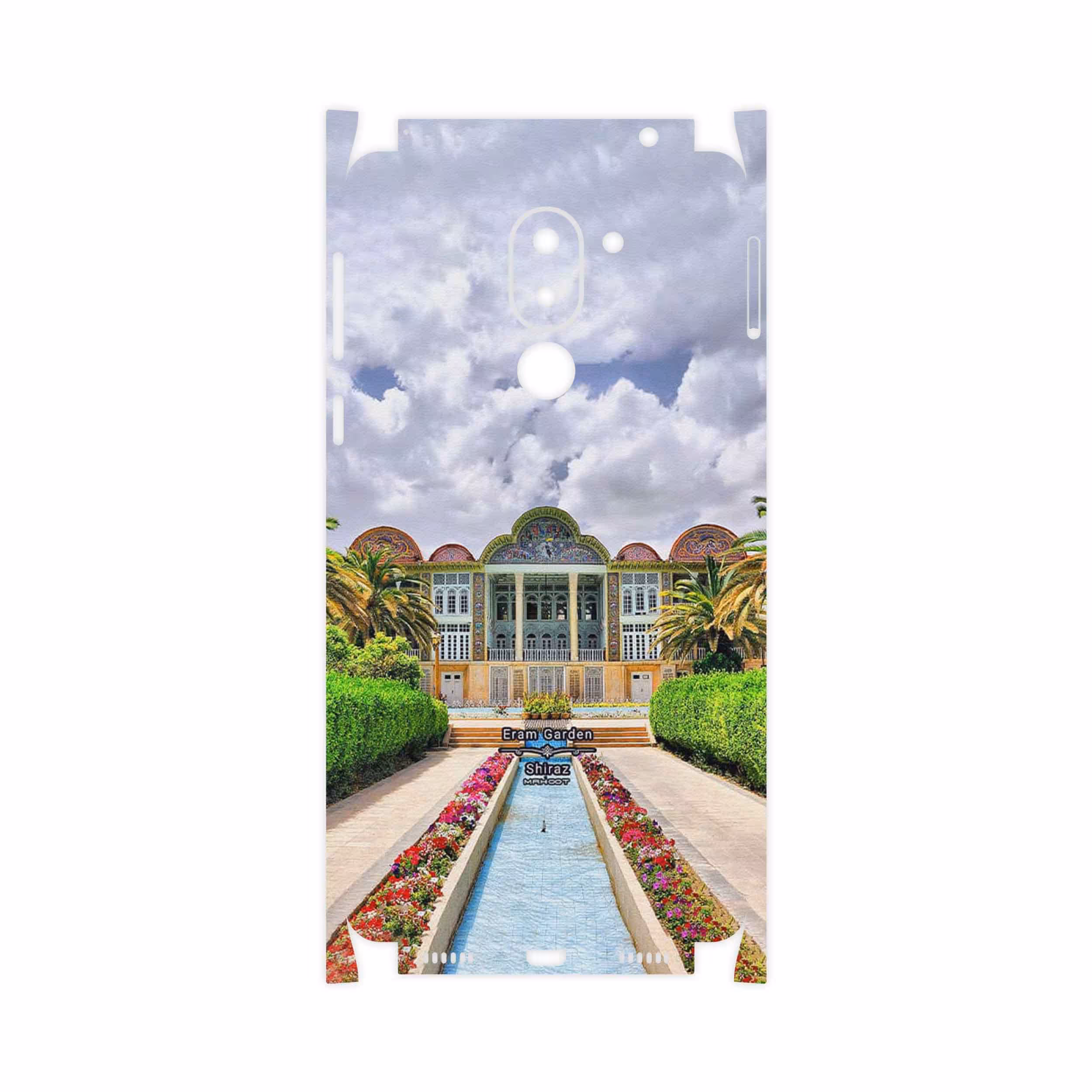 برچسب پوششی ماهوت مدل Eram garden-FullSkin مناسب برای گوشی موبایل آنر 6X