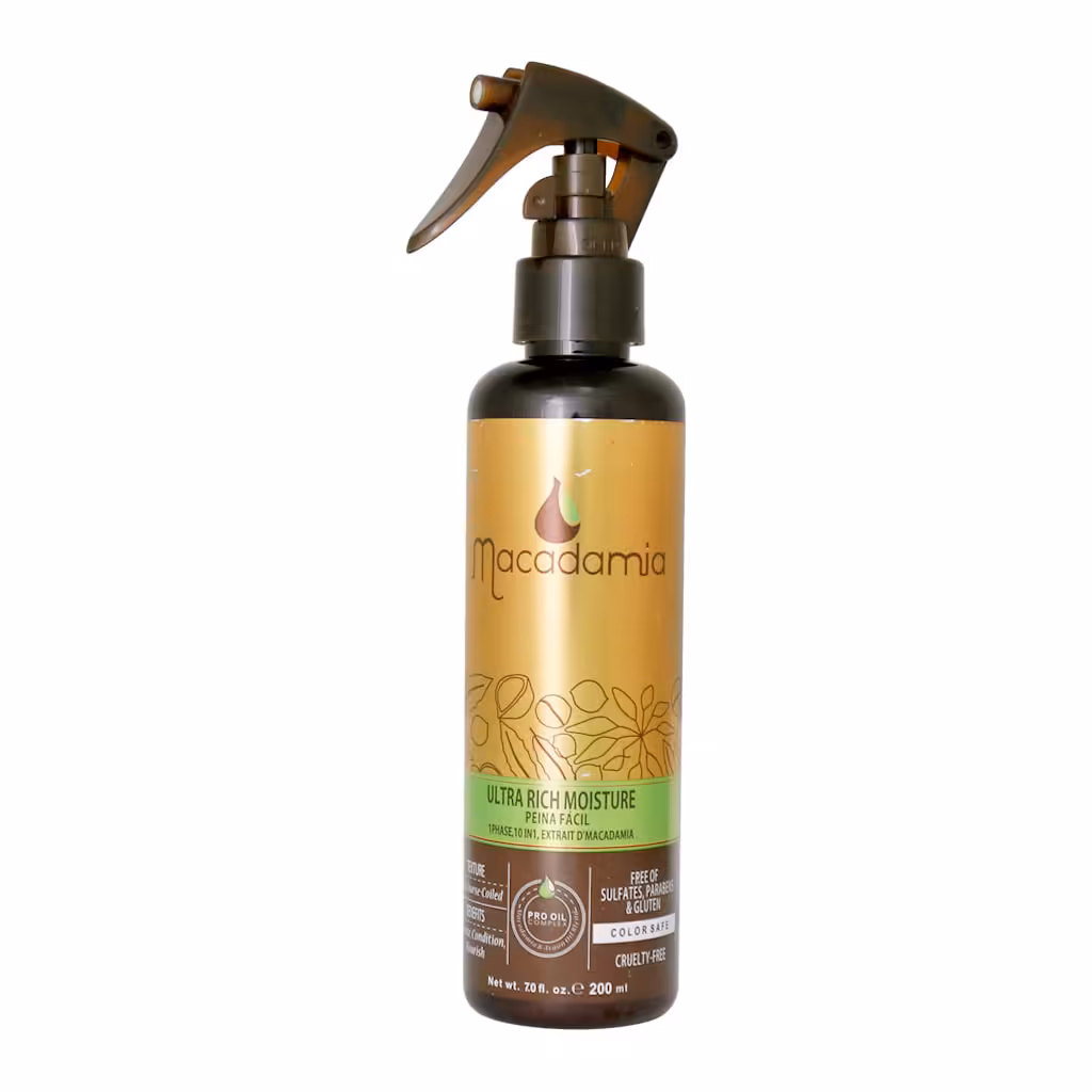 اسپری 10 کاره موهای فر ماکادمیا مدل {Ultra Rich} 200ml
