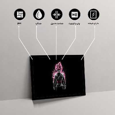 تابلو مدل battle fire super saiyan کد F-11013