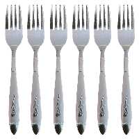 چنگال میوه خوری مدل عرفان مجموعه 6 عددی