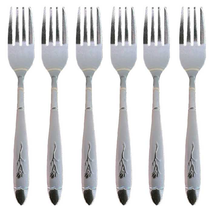 چنگال میوه خوری مدل عرفان مجموعه 6 عددی