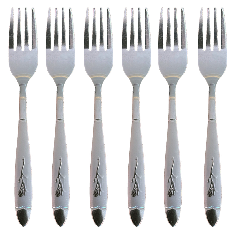 چنگال میوه خوری مدل عرفان مجموعه 6 عددی