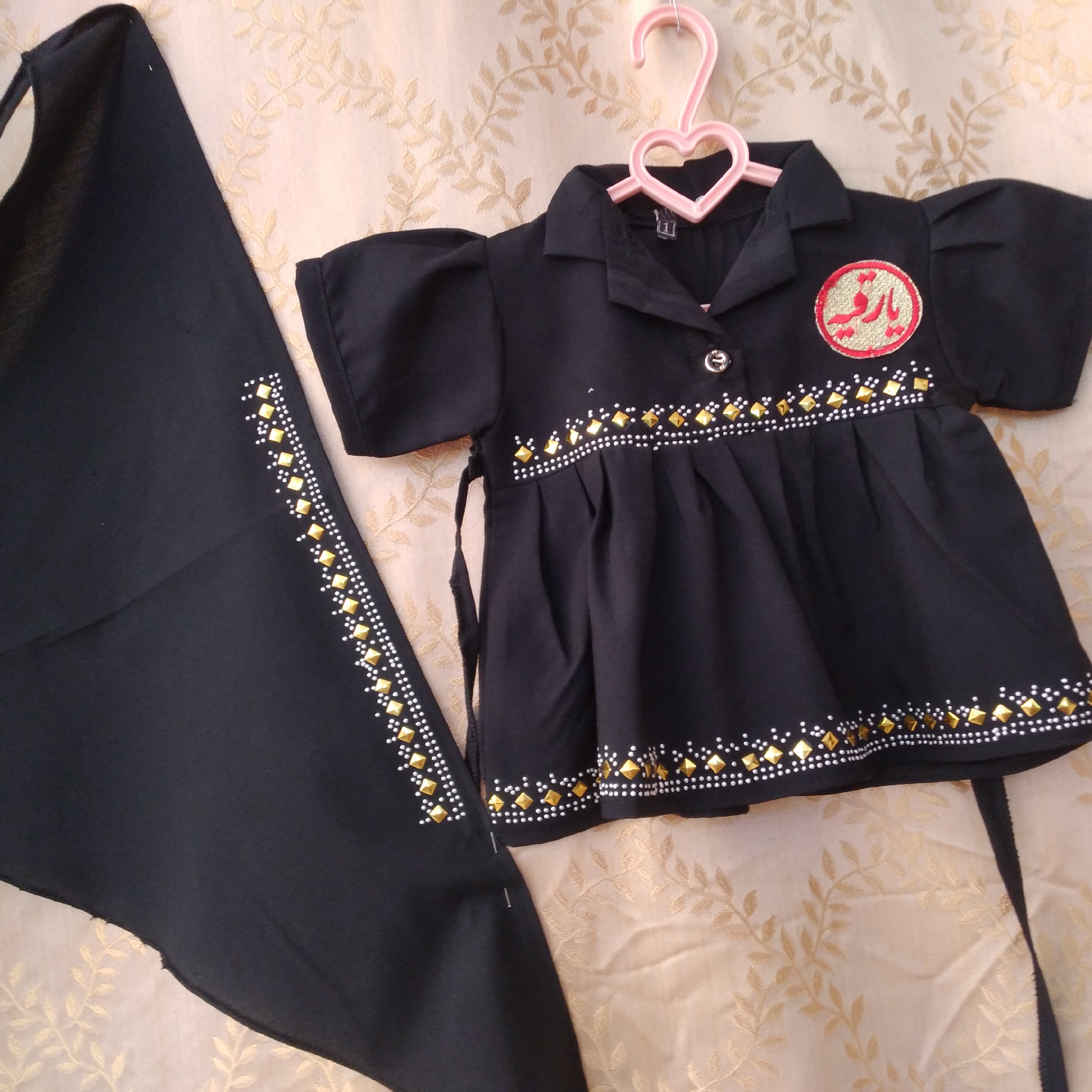 لباس پیراهنی مشکی دخترانه