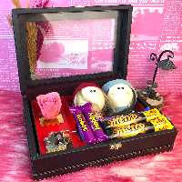 رز جاودان صدرا رز مدل چرمی شیشه با موزیکال هندلی