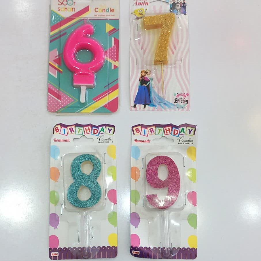 شمع عددی تولد 