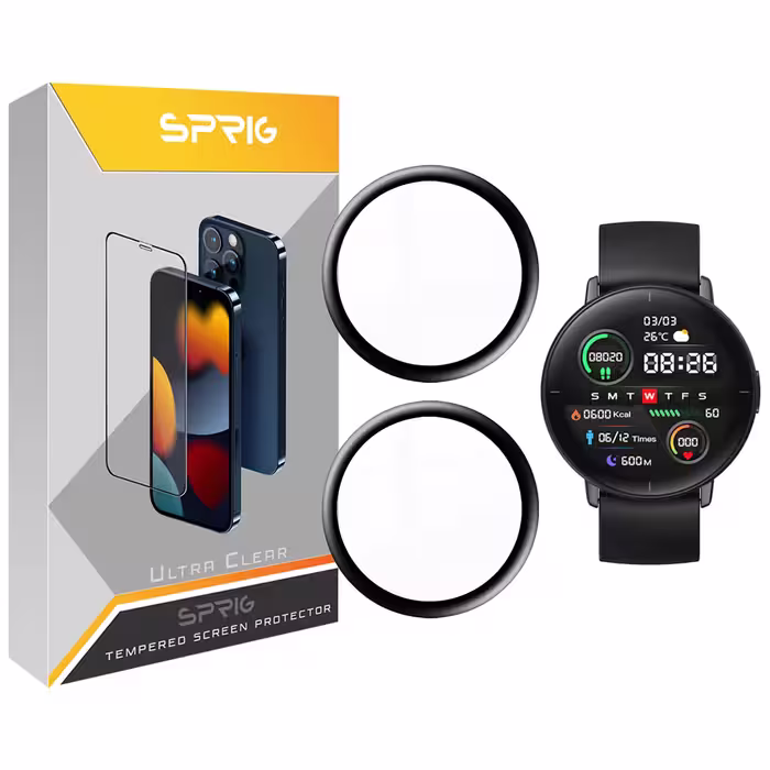 محافظ صفحه نمایش نانو اسپریگ مدل SPG مناسب برای ساعت هوشمند میبرو Lite بسته دو عددی