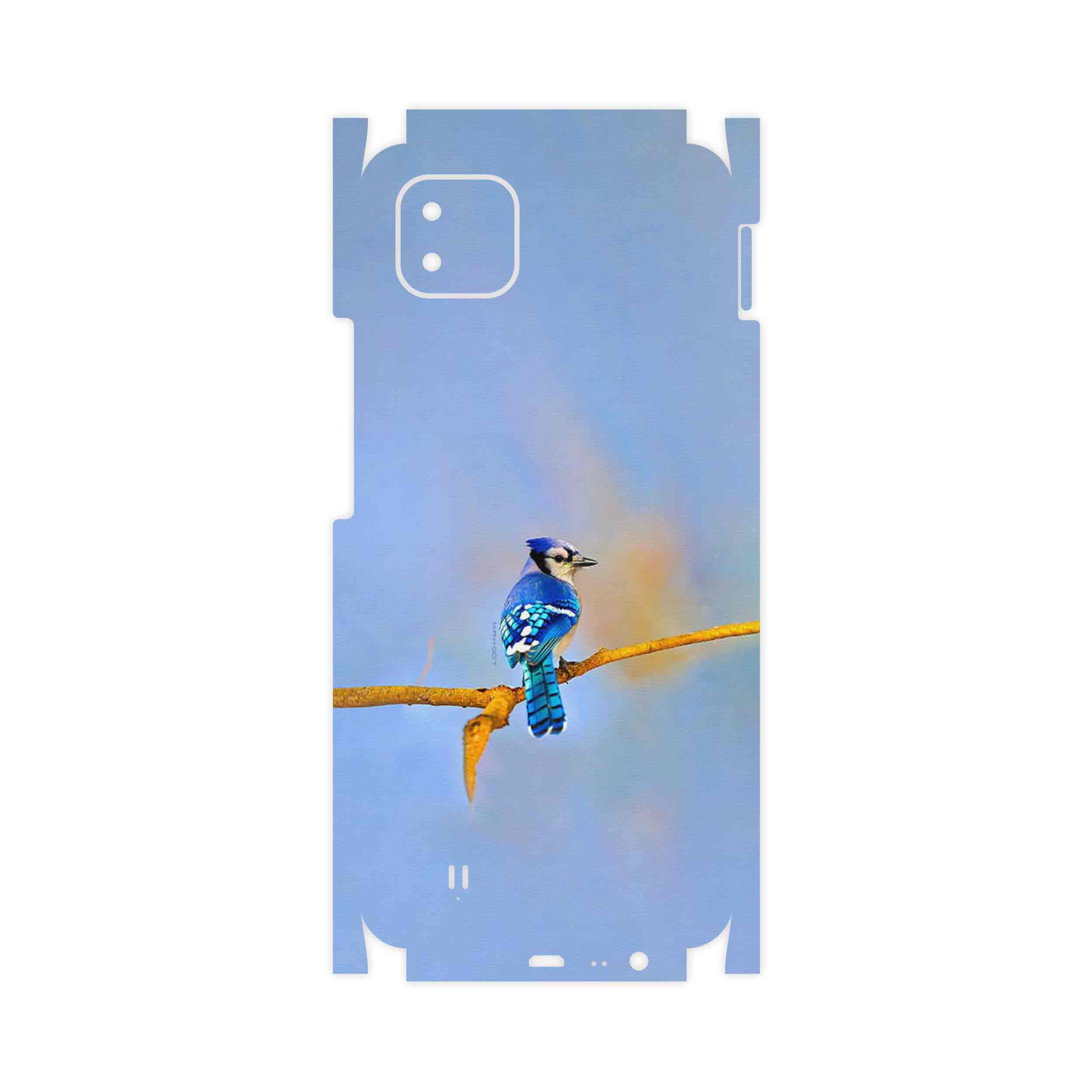 برچسب پوششی ماهوت مدل Cyanocitta cristata-FullSkin مناسب برای گوشی موبایل ریلمی C11 2021