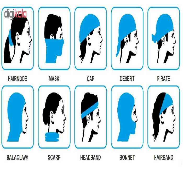 دستمال سر و گردن پک مدل Inside/Out Noroma