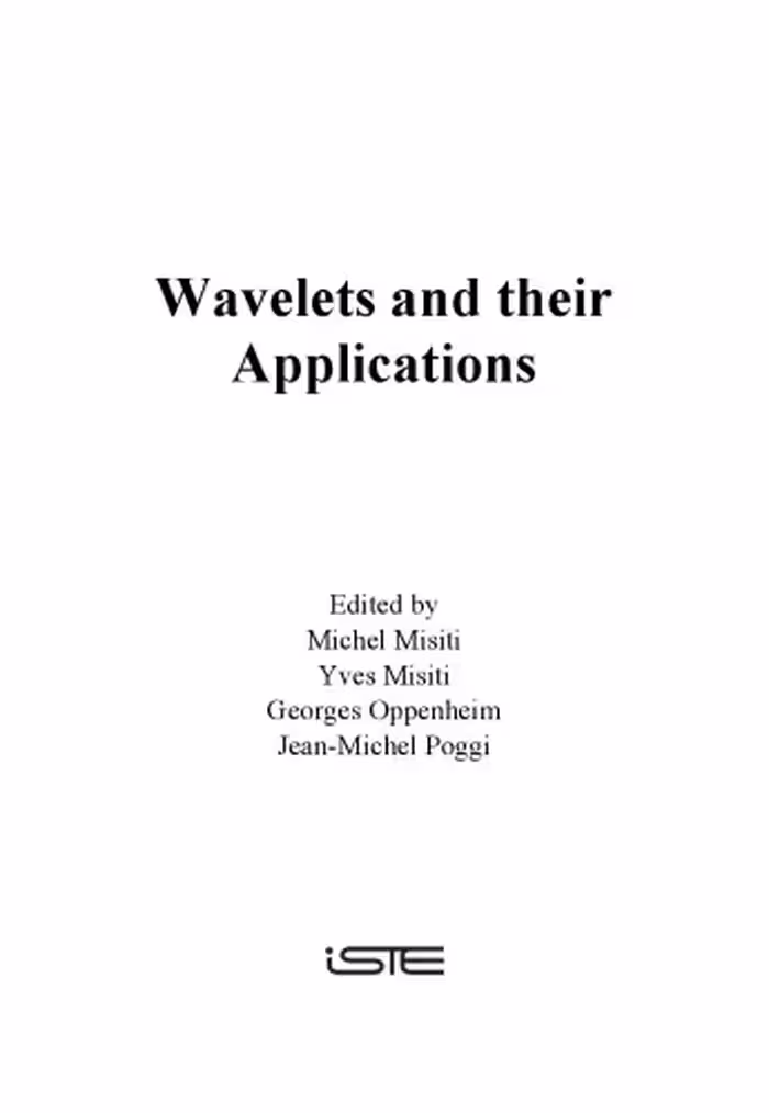 خرید و دانلود نسخه کامل کتاب Wavelets and their Applications