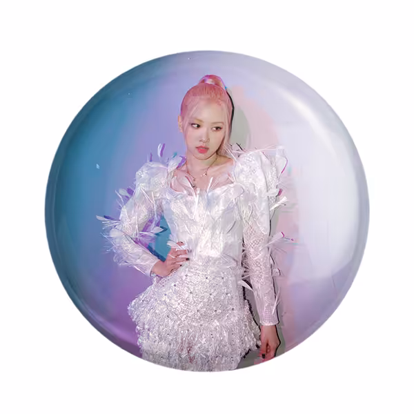 پیکسل خندالو طرح رزی بلک پینک کد 3671