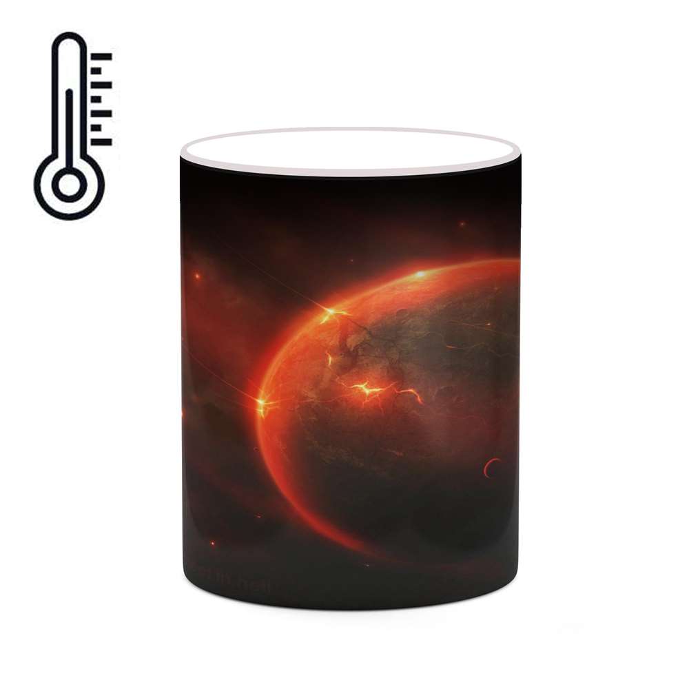 ماگ حرارتی کاکتی طرح فضا و کهکشان مدل mgh20124