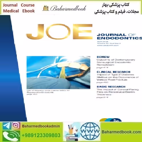 Journal of Endodontics Volume 50 Issue 1 to 4 2024 TRUE