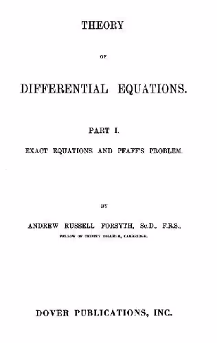 خرید و دانلود نسخه کامل کتاب Theory of differential equations