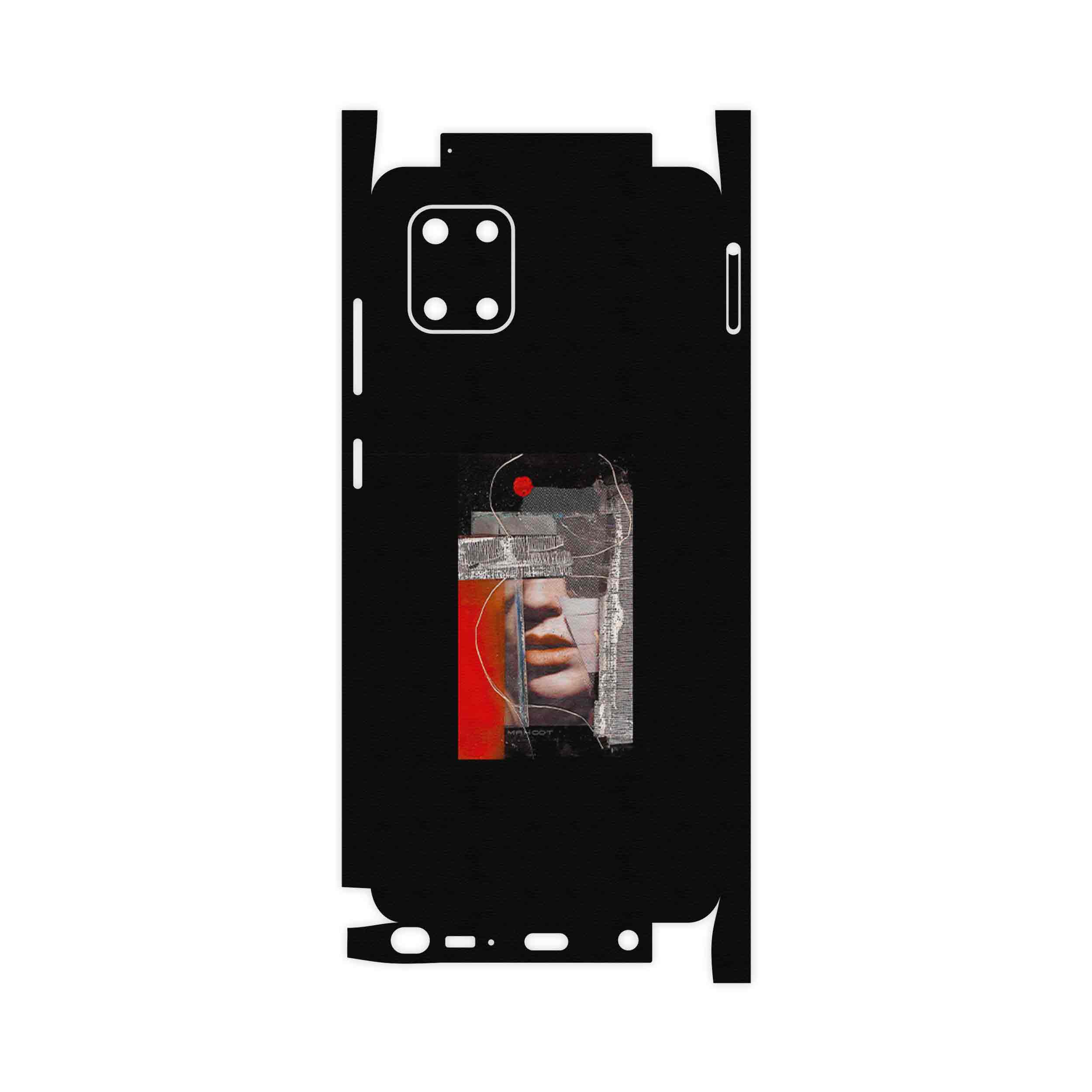 برچسب پوششی ماهوت مدل Collage of Mouth-FullSkin مناسب برای گوشی موبایل سامسونگ Galaxy Note 10 Lite