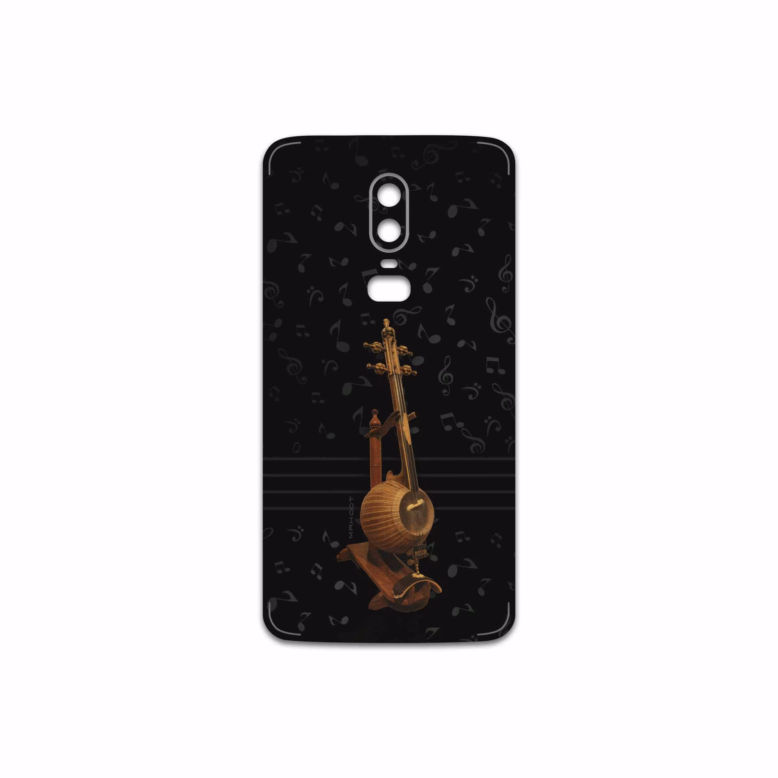 برچسب پوششی ماهوت مدل Persian Fiddle Instrument مناسب برای گوشی موبایل وان پلاس 6