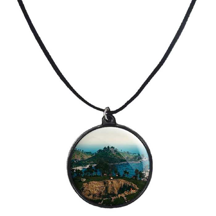 گردنبند پرمانه طرح PUBG کد pmb.28011 مدل دو طرفه