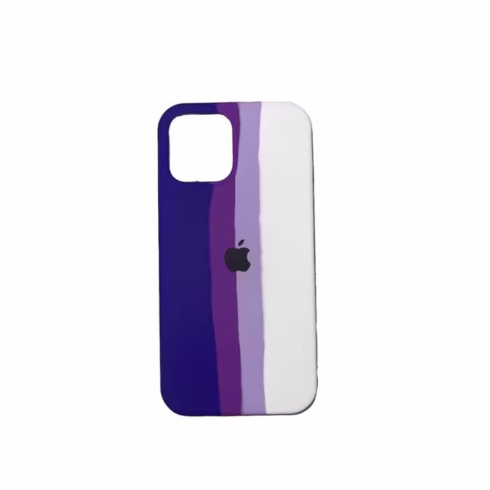 كاور مدل سيليكوني طرح ابرنگي كد 1235 مناسب براي گوشي موبايل اپل IPHONE 12pro
