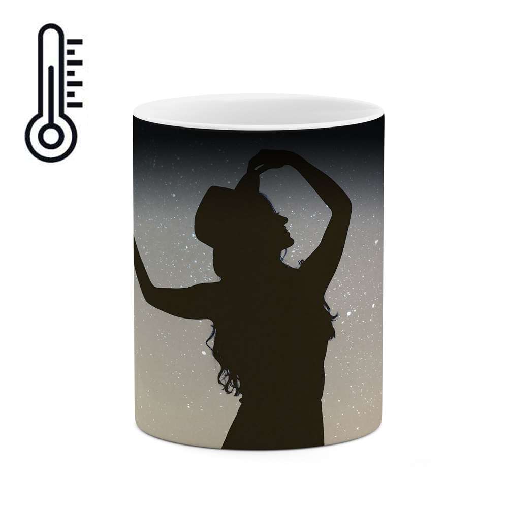 ماگ حرارتی طرح دختر مدل mgph01952