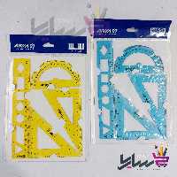 ست خط کش ژله ای آریا 