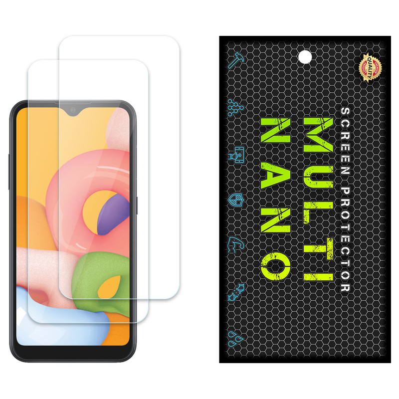 محافظ صفحه نمایش مولتی نانو مدل X-S2N مناسب برای گوشی موبایل سامسونگ Galaxy A01 بسته دو عددی | کالا برتری