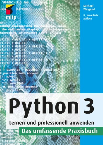 خرید و دانلود نسخه کامل کتاب Python 3: Lernen und professionell anwenden. Das umfassende Praxisbuch