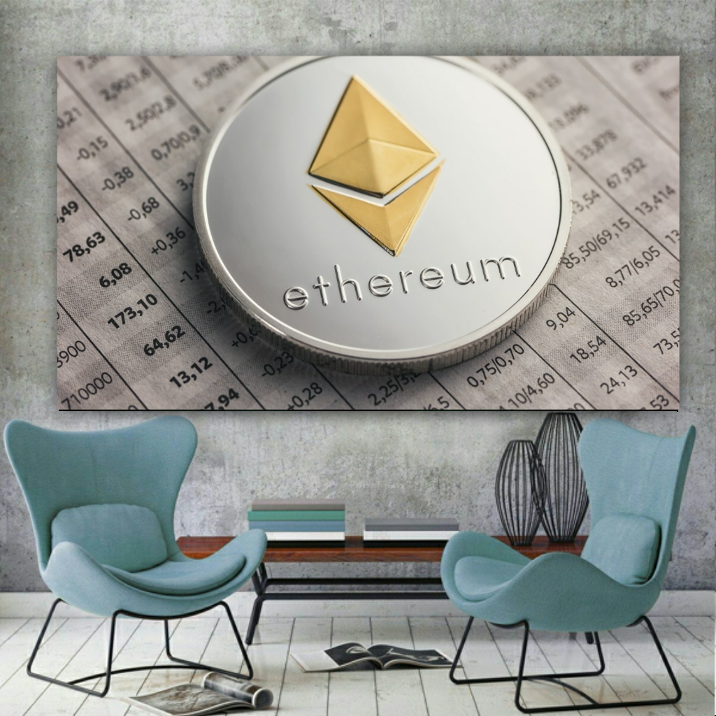 تابلو بوم طرح ارزدیجیتال اتریوم مدل SDB2017