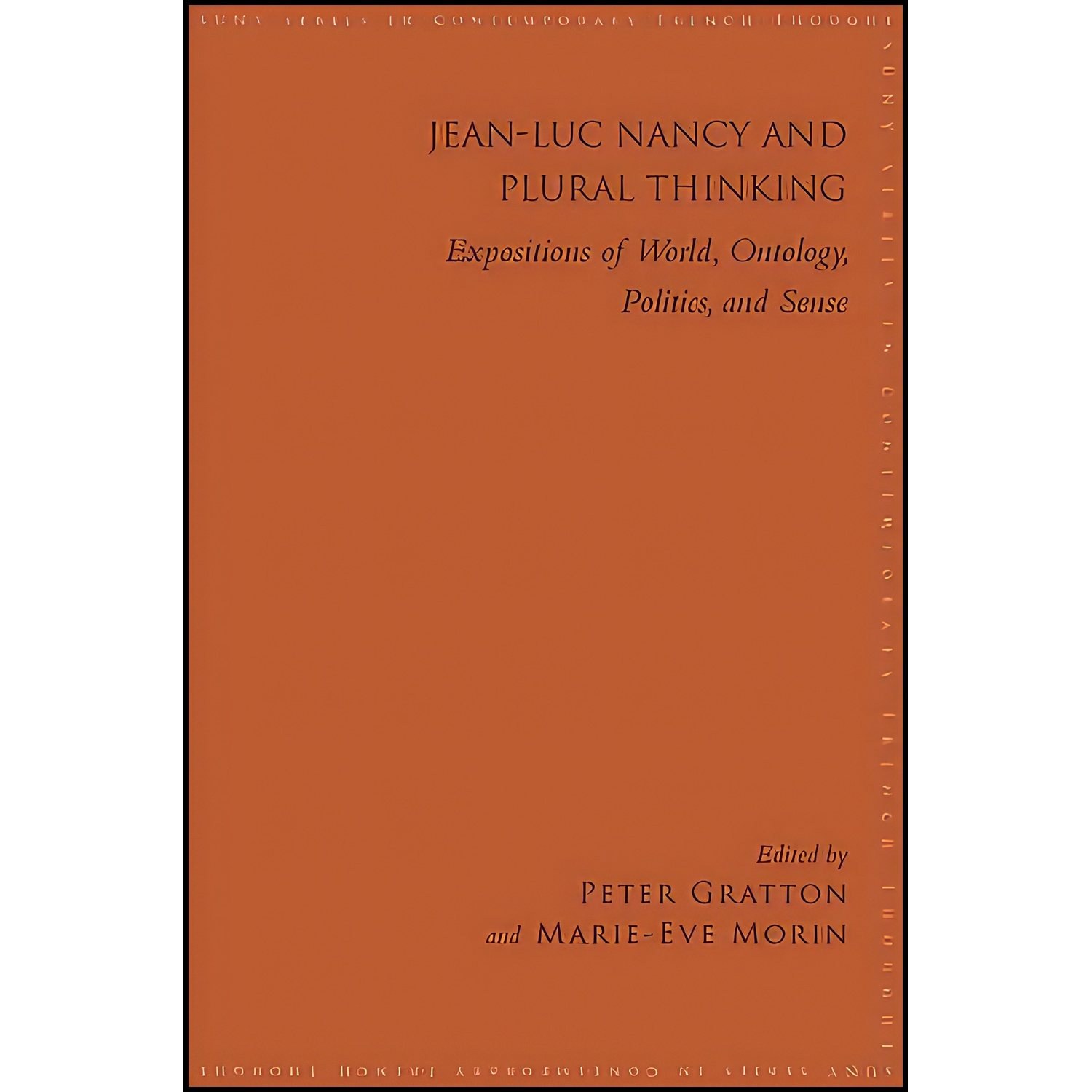 کتاب زبان اصلی JeanLuc Nancy and Plural Thinking