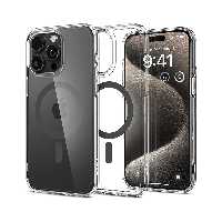 ارسال فوری و رایگان  قاب آیفون 15 پرو مکس اسپیگن Spigen Ultra Hybrid (MagFit) for iPhone 15 Pro Max