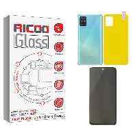 محافظ صفحه نمایش حریم شخصی ریکو مدل Ricoo مناسب برای گوشی موبایل سامسونگ Galaxy A51  به همراه محافظ پشت گوشی | کالا برتری