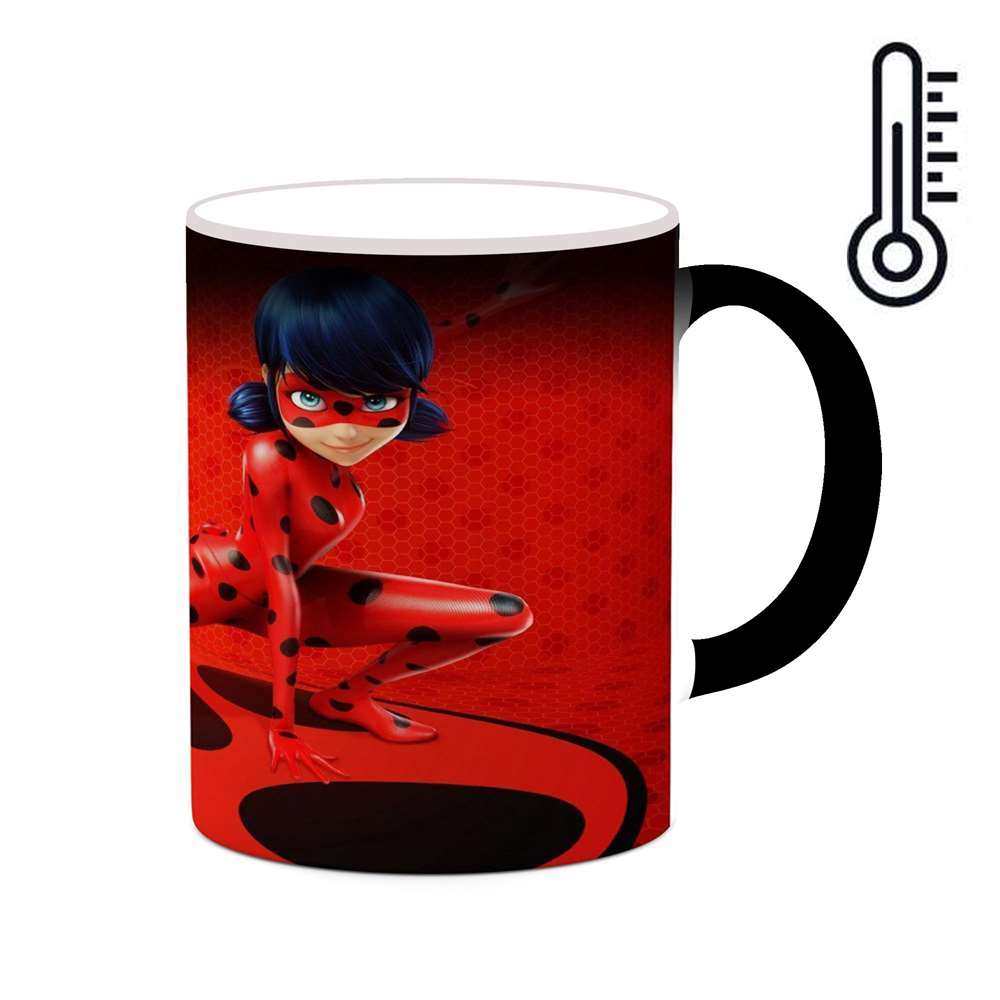 ماگ حرارتی کاکتی طرح کارتون Miraculous مدل mgh22879