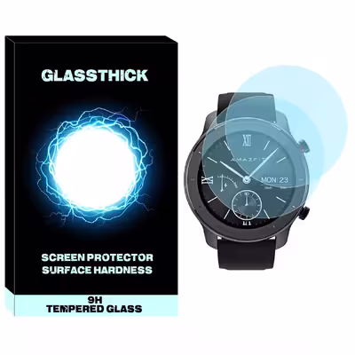 محافظ صفحه نمایش نانو گلستیک مدل NGL مناسب برای ساعت هوشمند شیائومی Amazfit GTR 47mm بسته دو عددی