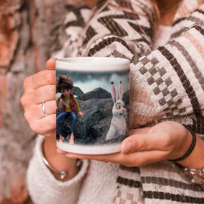 ماگ طرح کارتون خانواده‌ پاگنده Bigfoot family کد 05