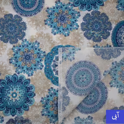 ملحفه تشک مهمان آرین مدل خورشید یکنفره سایز 195x100 سانتی متر