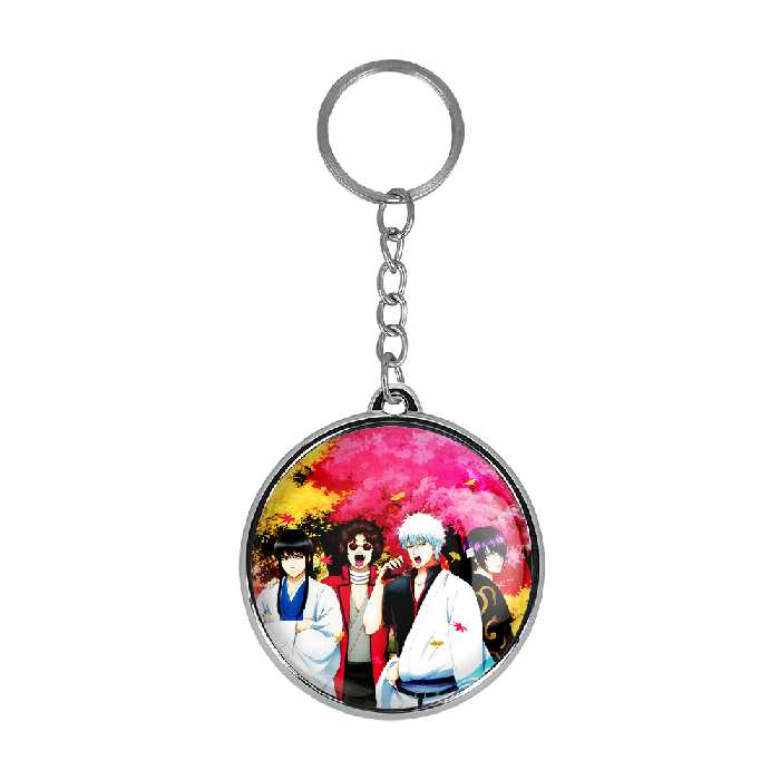 جاکلیدی خندالو طرح شینسوکه و گینتوکی و هاتوری و کاتسورا انیمه گینتاما مدل دوطرفه کد 1293312929