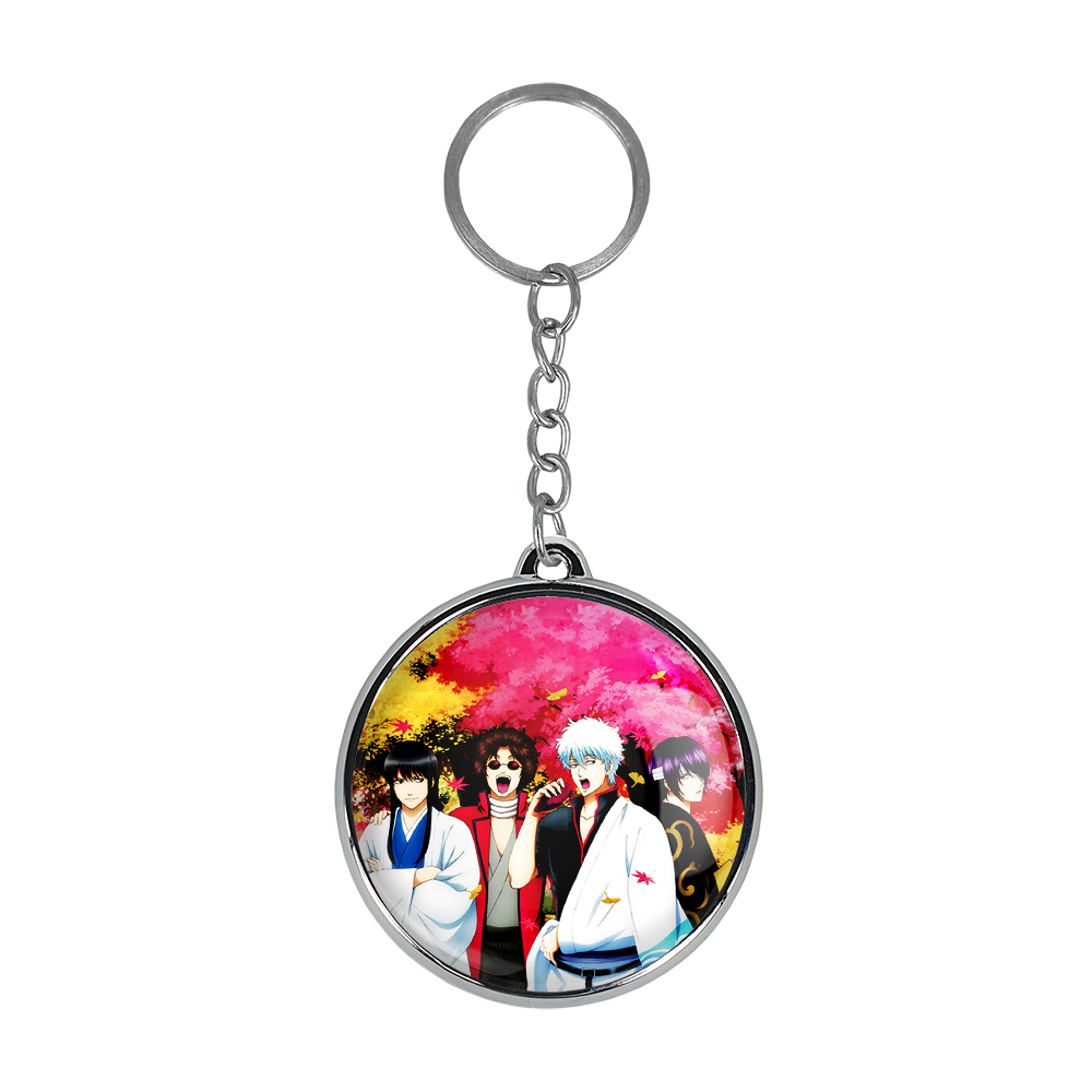 جاکلیدی خندالو طرح شینسوکه و گینتوکی و هاتوری و کاتسورا انیمه گینتاما مدل دوطرفه کد 1293312929