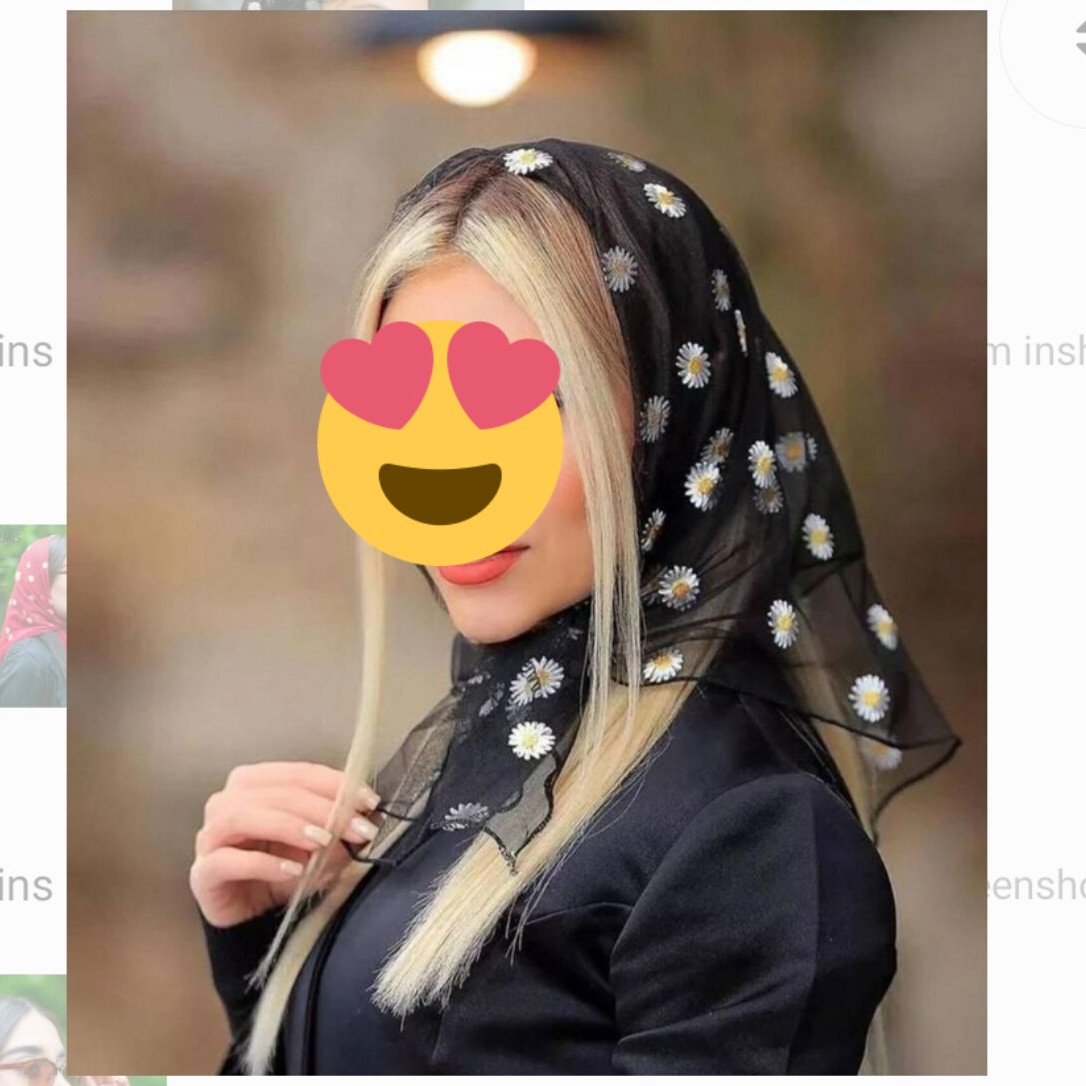  مینی اسکارف توری گل بابونه 